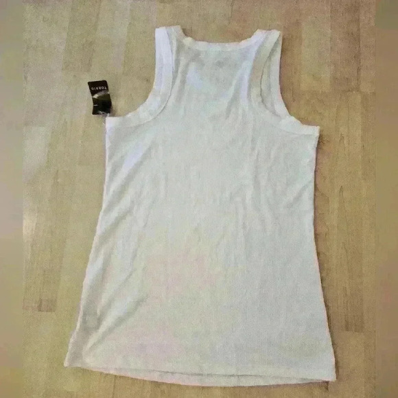 Torrid super soft white ribbed tank top white size 0, NWT - Picture 3 of 9